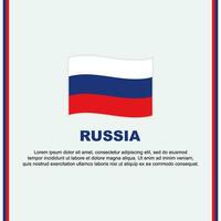 ryssland flagga bakgrund design mall. ryssland oberoende dag baner social media posta. ryssland tecknad serie vektor
