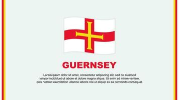 guernsey flagga abstrakt bakgrund design mall. guernsey oberoende dag baner social media vektor illustration. guernsey tecknad serie