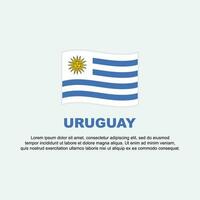 uruguay flagga bakgrund design mall. uruguay oberoende dag baner social media posta. uruguay bakgrund vektor