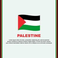 Palästina Flagge Hintergrund Design Vorlage. Palästina Unabhängigkeit Tag Banner Sozial Medien Post. Palästina Karikatur vektor