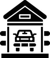 Garage-Vektor-Icon-Design-Illustration vektor