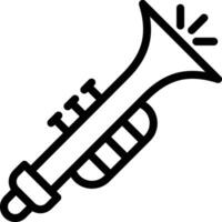 Trompete-Vektor-Icon-Design-Illustration vektor
