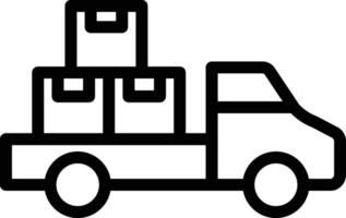 Lieferwagen-Vektor-Icon-Design-Illustration vektor