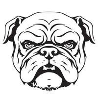 bulldogg uppfödare logotyp vektor