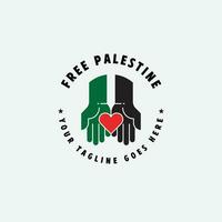 fri palestina logotyp vektor