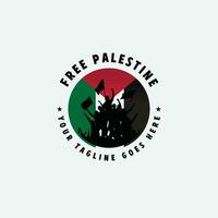 fri palestina logotyp vektor