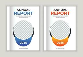 företag bok omslag design mall. abstrakt företag årlig Rapportera mall. vektor