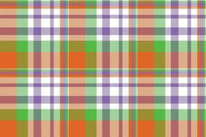 tartan schottland nahtloser karierter mustervektor. Retro-Hintergrundstoff. Vintage Check Farbe quadratische geometrische Textur. vektor