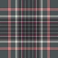 tartan schottland nahtloser karierter mustervektor. Retro-Hintergrundstoff. Vintage Check Farbe quadratische geometrische Textur. vektor