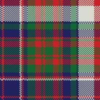 britisch Tartan prüfen Plaid nahtlos Muster vektor