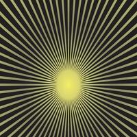 abstrakt komisk blixt explosion radiell rader bakgrund. ljus gul orange svart ljus strimma. blixt stråle kul glöd manga tecknad serie hjälte bekämpa skriva ut vektor