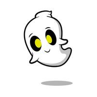 süß Geist Charakter Halloween vektor