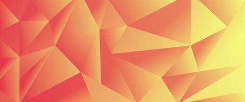 abstrakt Dreieck Orange Gradient Banner Hintergrund modern korporativ vektor