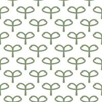 Blumen- Muster Design Vorlage mit Blume Motiv. Natur dekorativ Hintergrund im eben Stil. wiederholen und nahtlos Vektor