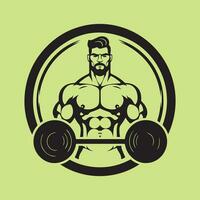 Fitness Fitnessstudio Vektor, Fitness Fitnessstudio Logo ,Illustration vektor