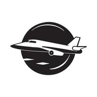 flygplan logotyp vektor, konst, ikon och design vektor