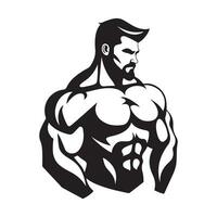 Bodybuilding Vektoren, Bodybuilding Symbole, Sport vektor