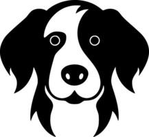 hund mamma, minimalistisk och enkel silhuett - vektor illustration