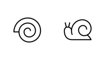 Schnecke Symbol. eben Vektor und Illustration, Grafik, editierbar Schlaganfall. geeignet zum Webseite Design, Logo, Anwendung, Vorlage, und ui ux.