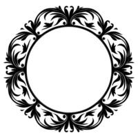 Jahrgang dekorativ Zier Kreis Rahmen Vektor, runden Vektor Zier Rahmen