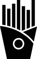 Französisch Fritten Vektor Symbol Design Illustration