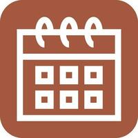 Kalender Zeitplan Vektor Symbol Design Illustration