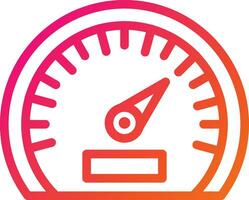 Tachometer-Vektor-Icon-Design-Illustration vektor