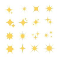 stjärna pärlar lysande brista samling vektor