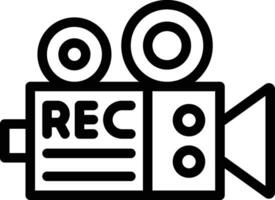 Video Recorder Vektor Symbol Design Illustration