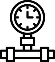 Manometer Vektor Symbol Design Illustration