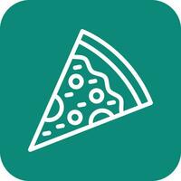 pizza skiva vektor ikon design illustration