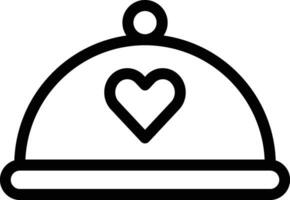 romantisch Abendessen Vektor Symbol Design Illustration
