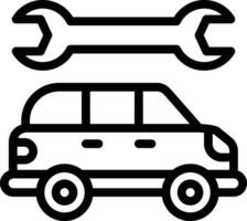 Auto Bedienung Vektor Symbol Design Illustration