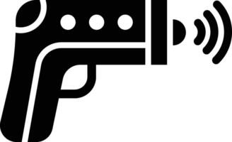termometer pistol vektor ikon design illustration