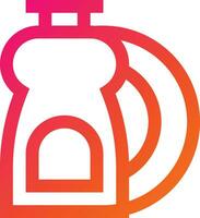 Gericht Waschen Vektor Symbol Design Illustration