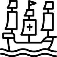 Schiff Vektor Symbol Design Illustration