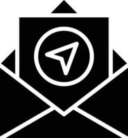 E-Mail-Vektor-Icon-Design-Illustration senden vektor