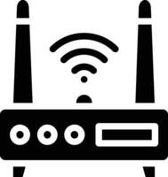 W-lan Router Vektor Symbol Design Illustration
