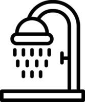 Dusche-Vektor-Icon-Design-Illustration vektor