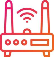 wiFi router vektor ikon design illustration