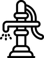 vatten pump vektor ikon design illustration