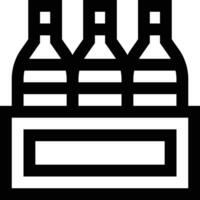 Wein Box Vektor Symbol Design Illustration