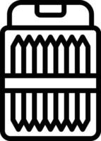 Zahnstocher Vektor Symbol Design Illustration
