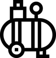 Luft Kompressor Vektor Symbol Design Illustration