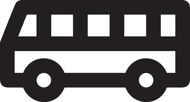 buss transport symbol ikon vektor bild. illustration av de silhuett buss transport offentlig resa design bild