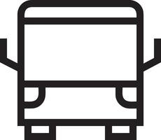 Bus Transport Symbol Symbol Vektor Bild. Illustration von das Silhouette Bus Transport Öffentlichkeit Reise Design Bild