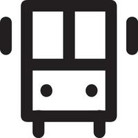 buss transport symbol ikon vektor bild. illustration av de silhuett buss transport offentlig resa design bild