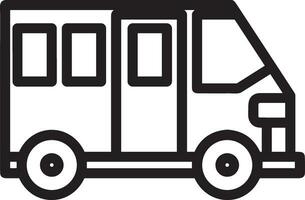 Bus Transport Symbol Symbol Vektor Bild. Illustration von das Silhouette Bus Transport Öffentlichkeit Reise Design Bild