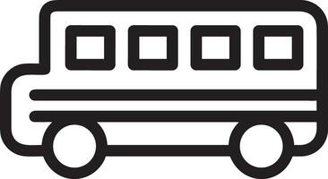 Bus Transport Symbol Symbol Vektor Bild. Illustration von das Silhouette Bus Transport Öffentlichkeit Reise Design Bild