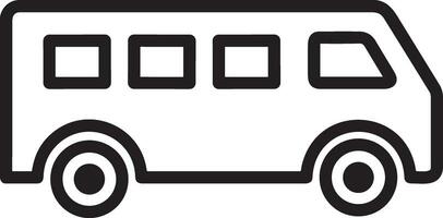 buss transport symbol ikon vektor bild. illustration av de silhuett buss transport offentlig resa design bild